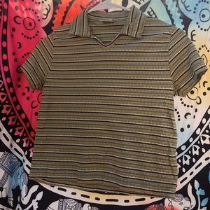 Unionbay Vintage 90’s multi color striped T-shirt